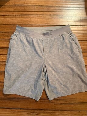 Lululemon Men’s XL Light Gray Athletic Shorts - Soft Stretch Waistband